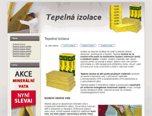 Tablet Screenshot of kvalitni-tepelna-izolace.cz